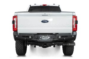 Ford Super Duty F250 Rear Bumper - Addictive Desert Designs - Bomber - Hammer Black - `23-`27 Ford Super Duty F250 Rear Bumper - Addictive Desert Designs - Bomber - Hammer Black - `23-`27